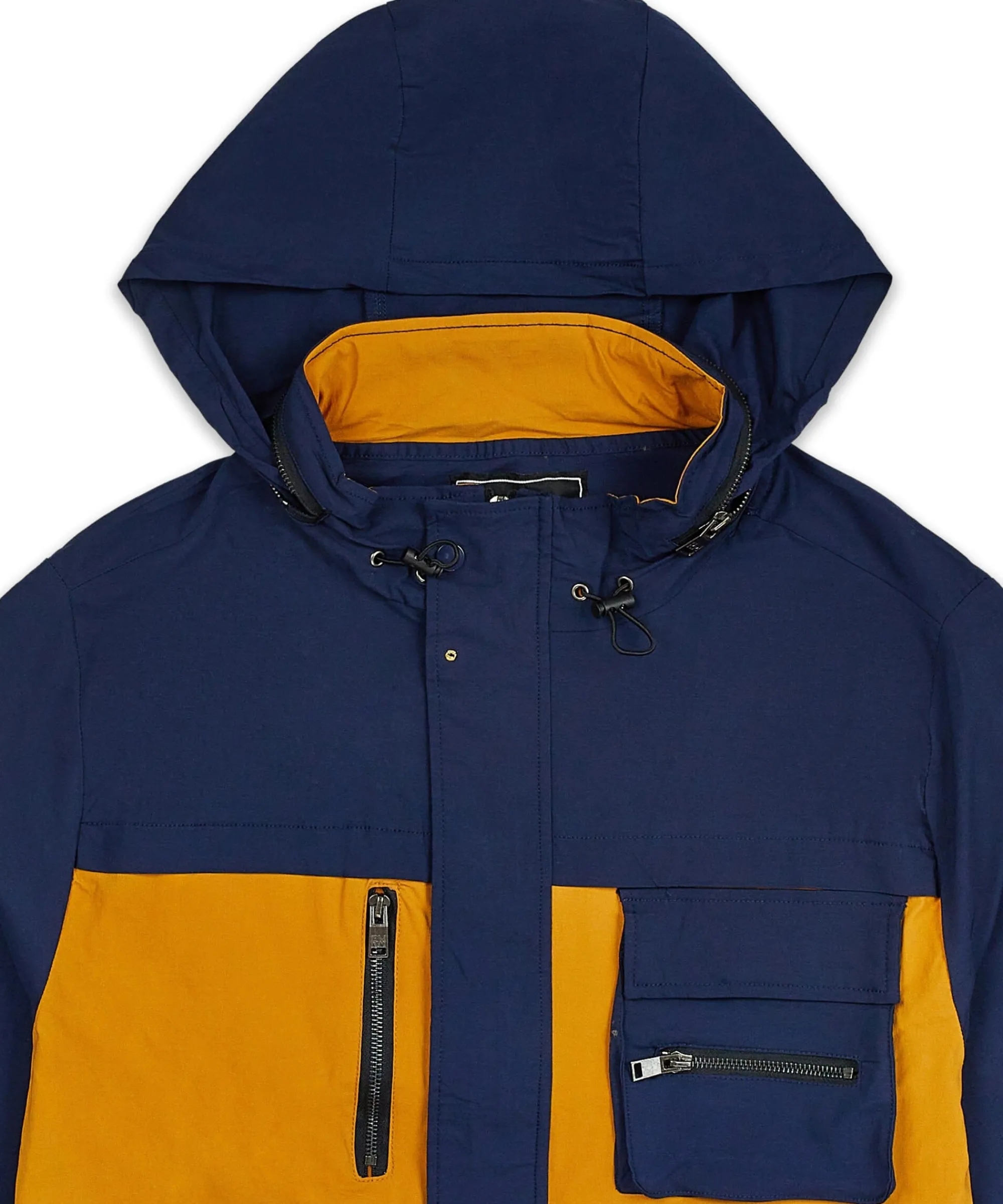 utility_stretch_nylon_zip_up_jacket__navy_4.webp Discount Utility Stretch Nylon Zip Up Jacket - Navy Lightweight Jackets