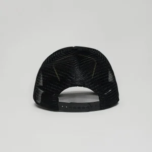 Clearance Veteran Embroidered Patch Trucker Hat - Black Cad Hats