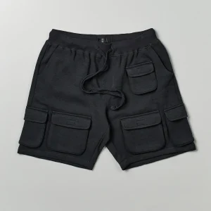 Best Sale Whitecloud Cargo Fleece Shorts - Black Shop All Bottoms | Shorts