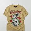 Cheap Wild Ones Short Sleeve Graphic Print Tee - Khaki Graphic Tees