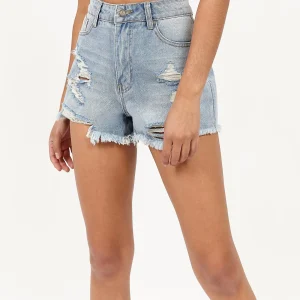 Hot Womens Ella Denim Shorts Denim | Shop All Bottoms