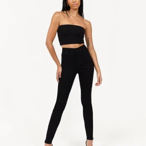 Best Womens Evelyn High Waist Slim Jeans Denim | Shop All Bottoms
