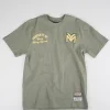 Store Young Money Records Short Sleeve Tee - Olive Green Graphic Tees