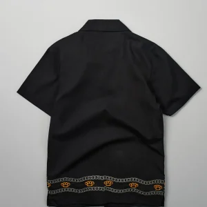 Shop Yuma Embroidery Shirt - Black Button Downs